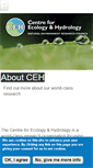 Mobile Screenshot of ceh.ac.uk