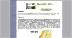 Desktop Screenshot of biopress.ceh.ac.uk